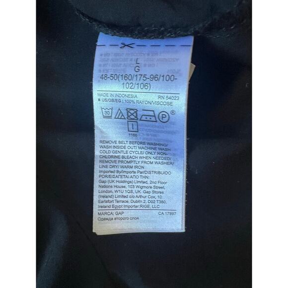 Ladie's Romper, Shorts, Gap, Black, Lightweight, Short Sleeve, Summer, Large - Picture 7 of 10